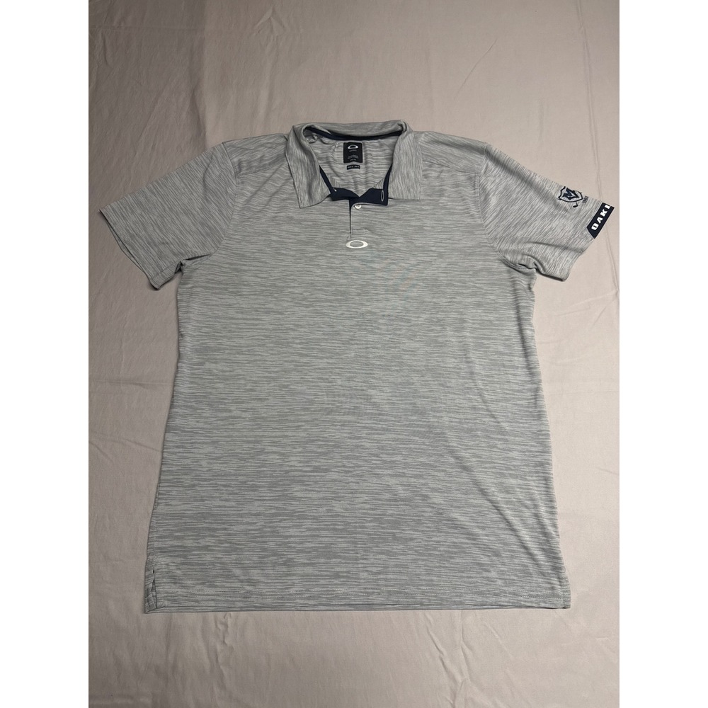 Oakley Mens XL Grey Space Golf Polo Shirt